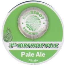 Sureshot Brewing 3rd Birthday Pale Ale 3% Tap Clip